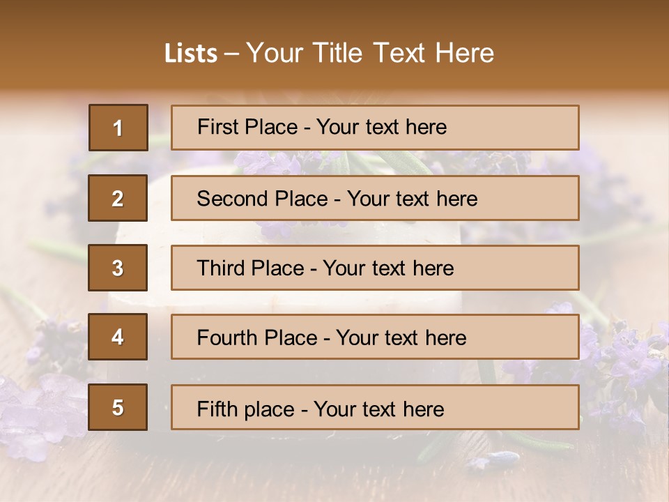 Bar Scented Natural PowerPoint Template