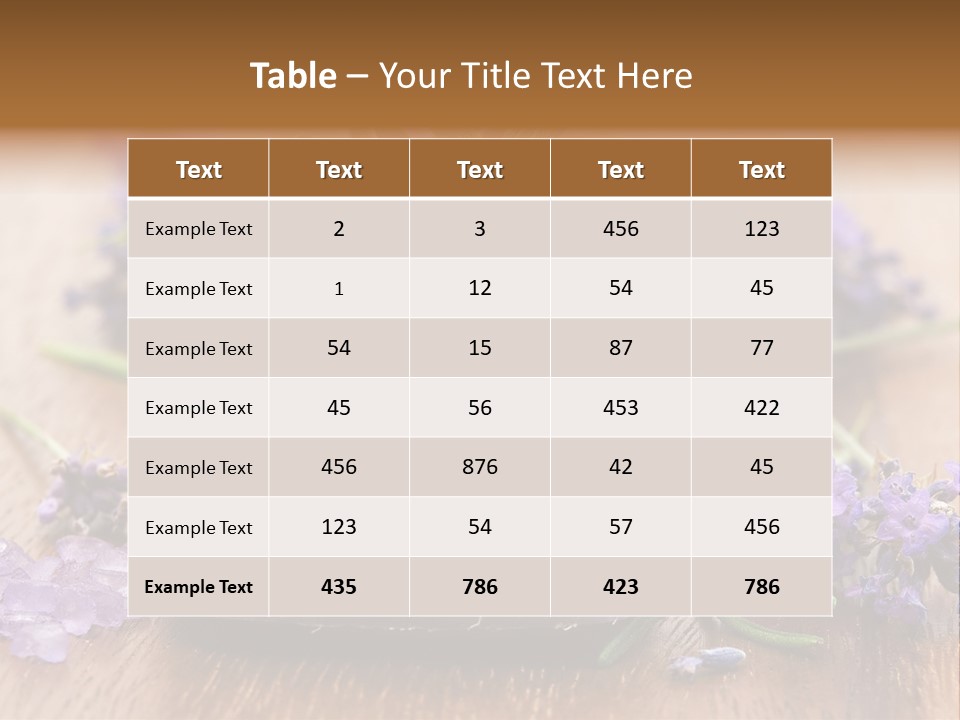 Bar Scented Natural PowerPoint Template