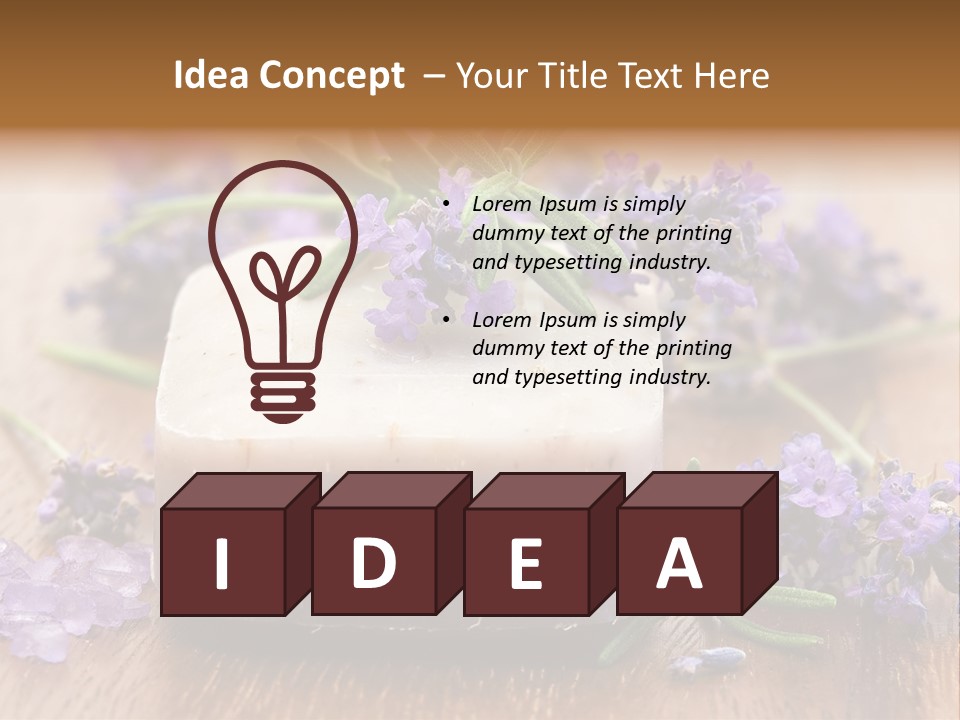 Bar Scented Natural PowerPoint Template