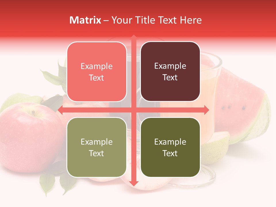 Refreshment Red Cooking PowerPoint Template