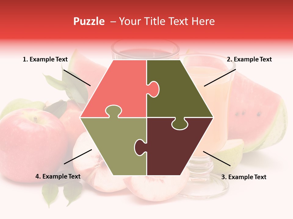 Refreshment Red Cooking PowerPoint Template