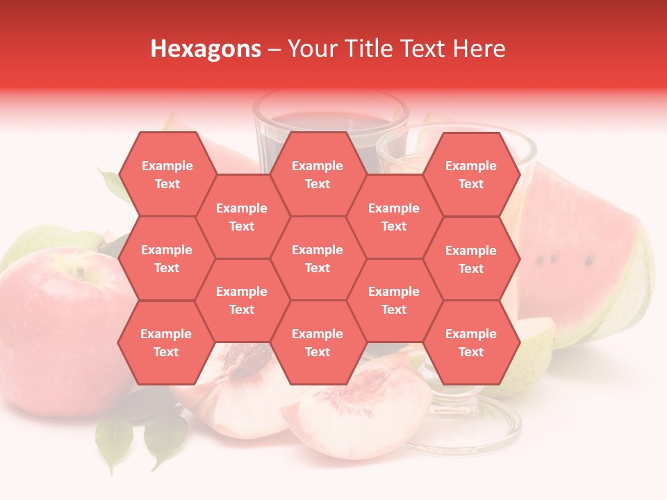 Refreshment Red Cooking PowerPoint Template