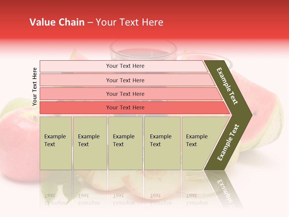 Refreshment Red Cooking PowerPoint Template
