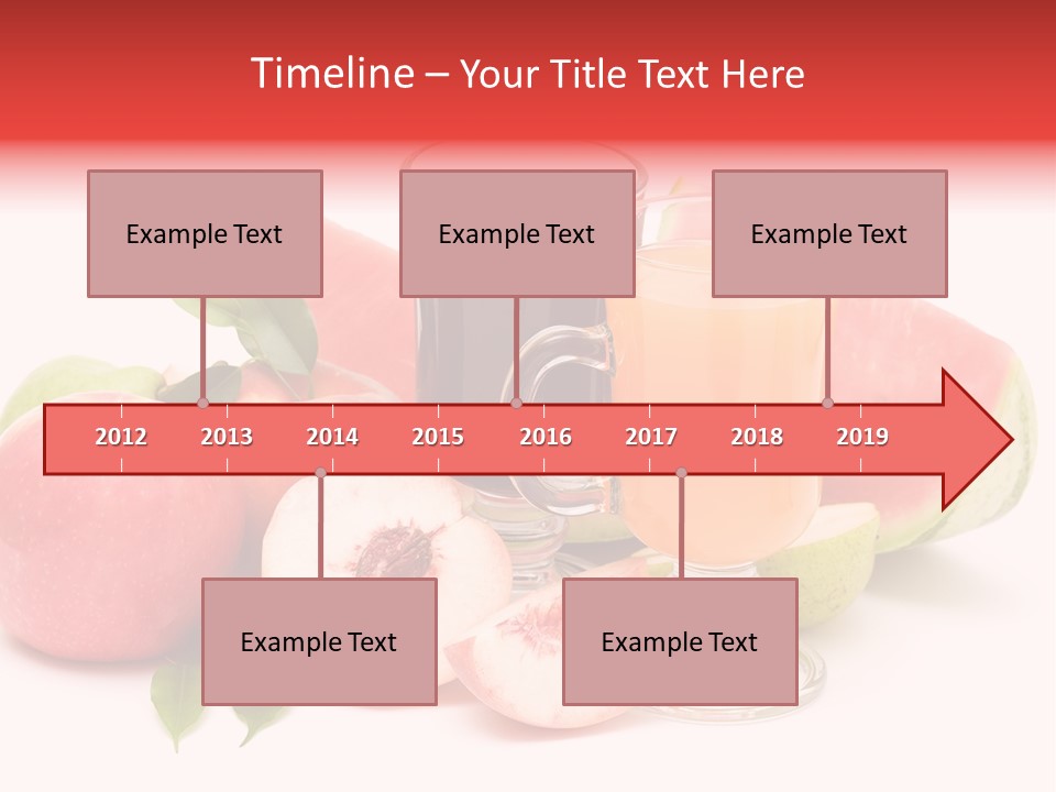 Refreshment Red Cooking PowerPoint Template