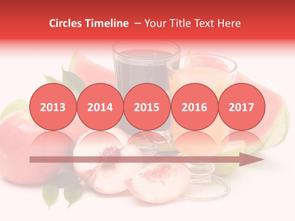 Refreshment Red Cooking PowerPoint Template