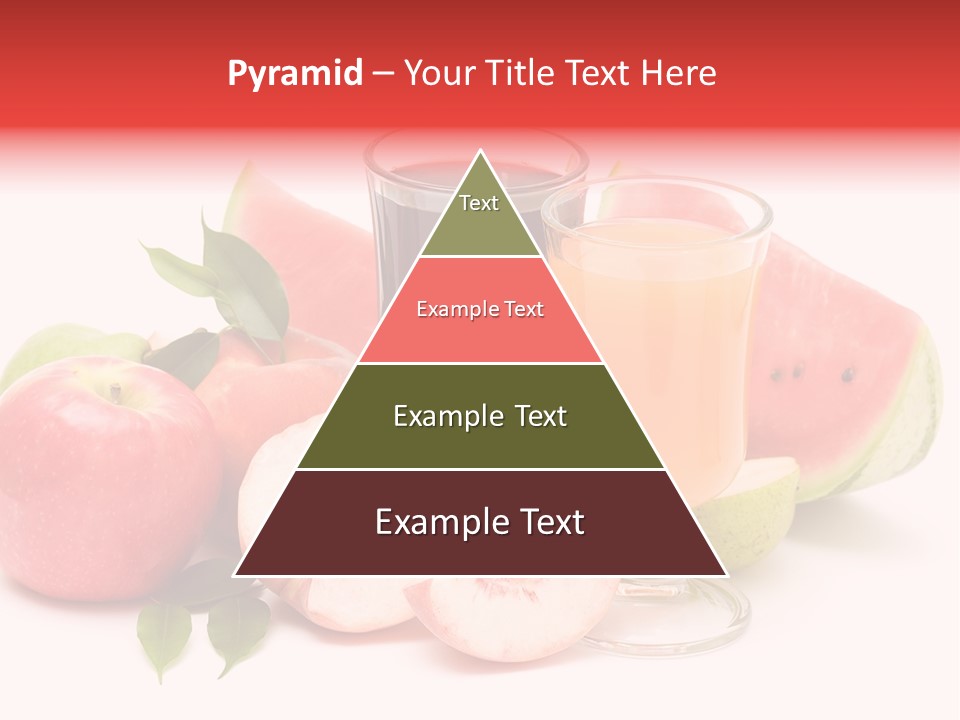 Refreshment Red Cooking PowerPoint Template