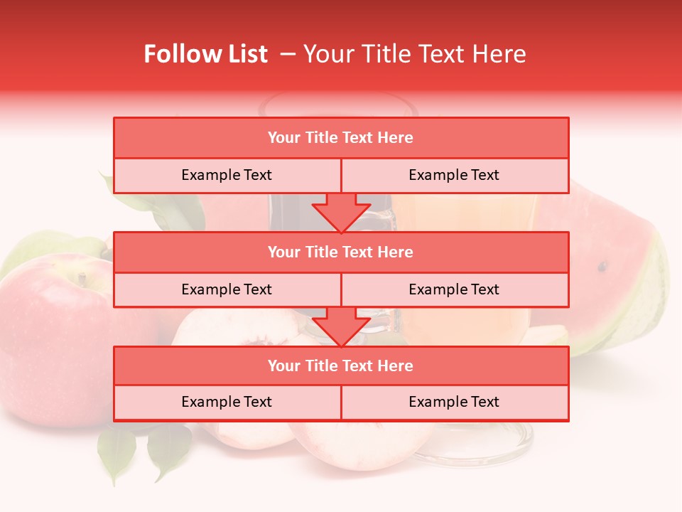 Refreshment Red Cooking PowerPoint Template