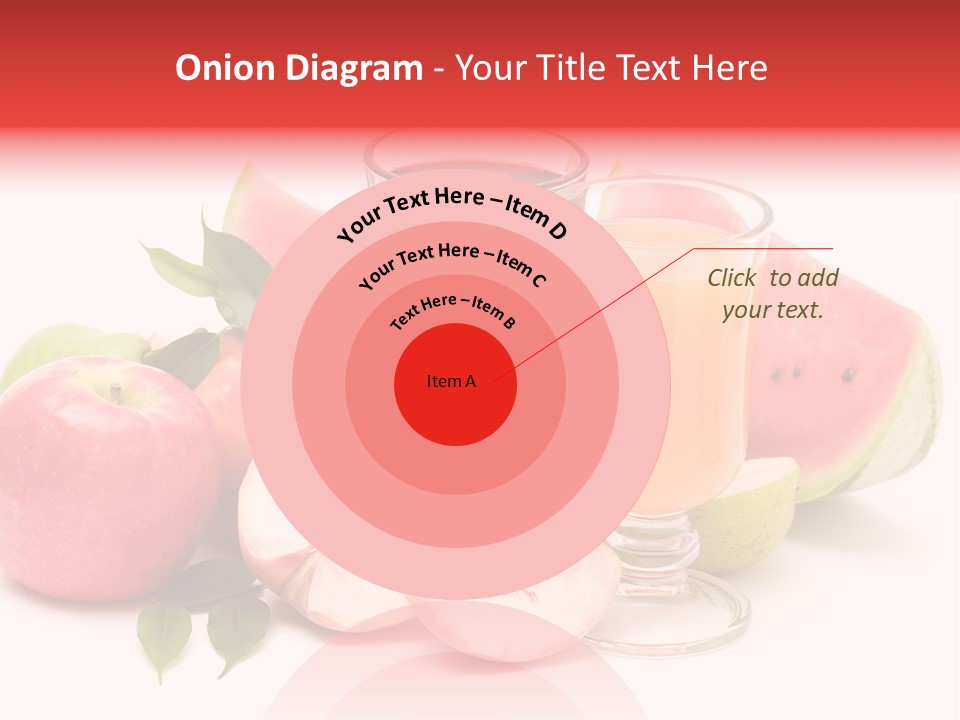 Refreshment Red Cooking PowerPoint Template