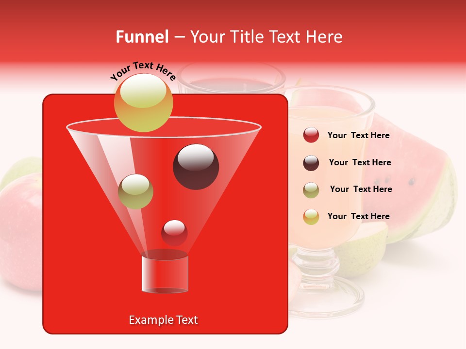 Refreshment Red Cooking PowerPoint Template