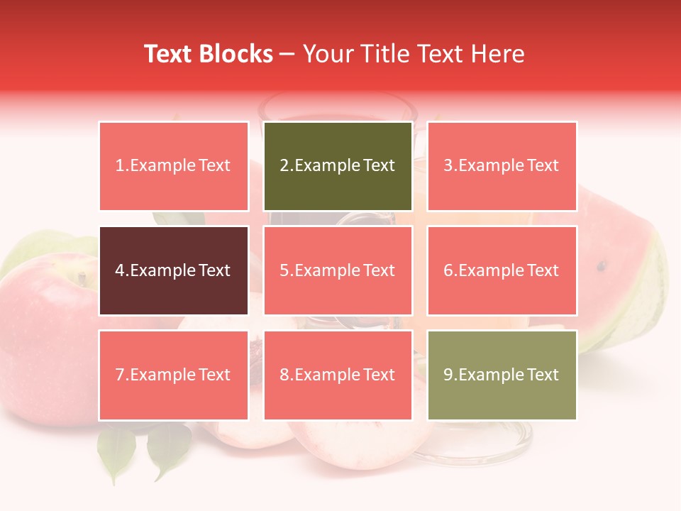 Refreshment Red Cooking PowerPoint Template