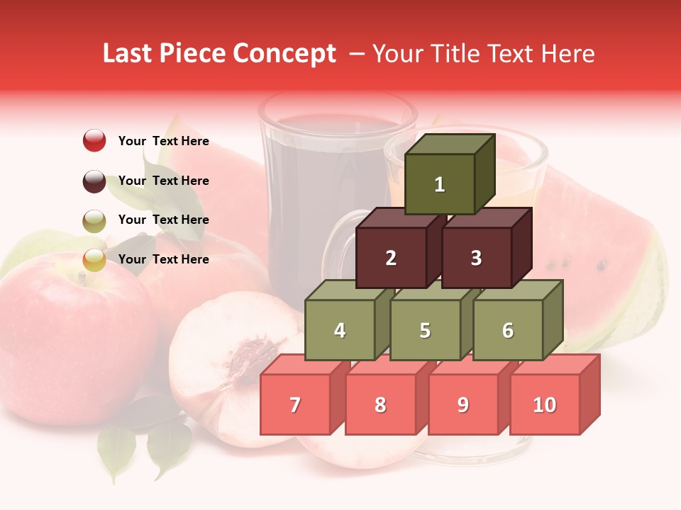 Refreshment Red Cooking PowerPoint Template