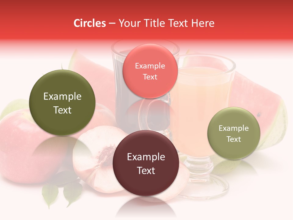 Refreshment Red Cooking PowerPoint Template