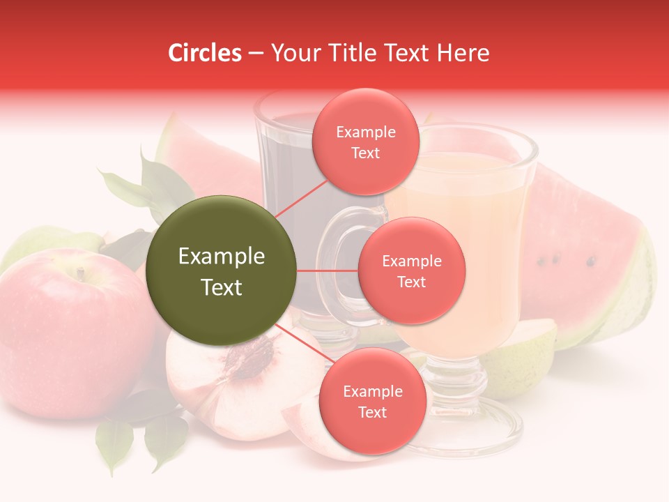 Refreshment Red Cooking PowerPoint Template