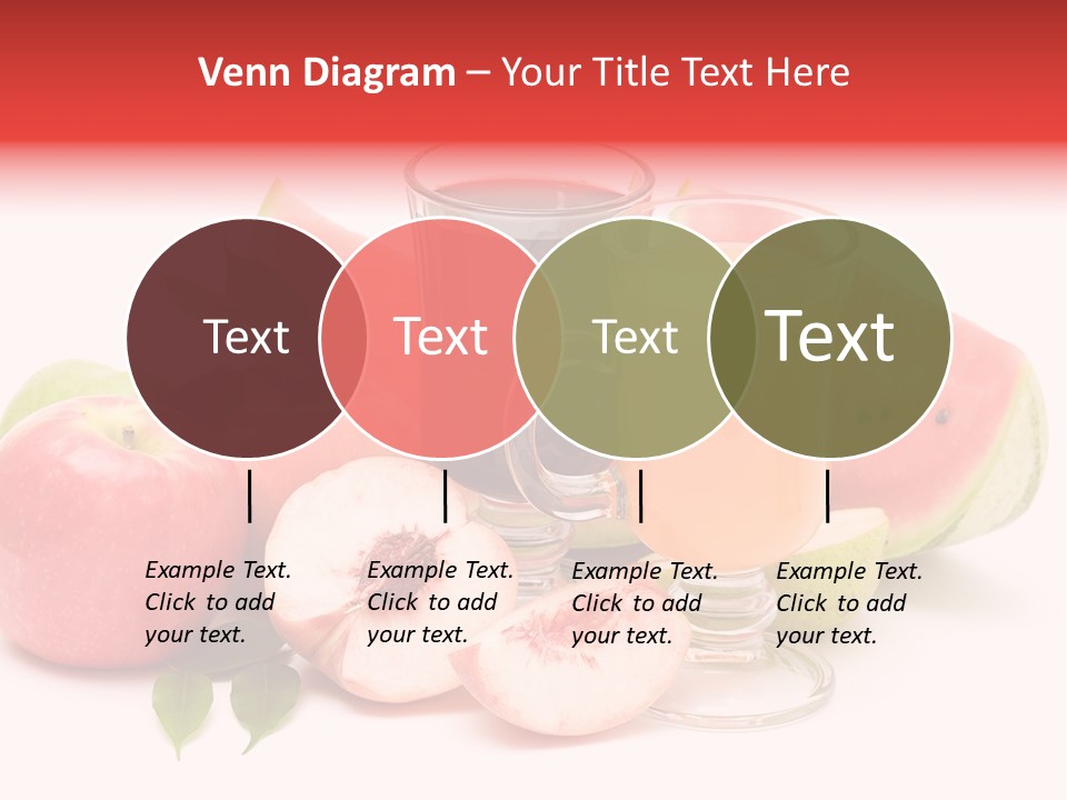 Refreshment Red Cooking PowerPoint Template