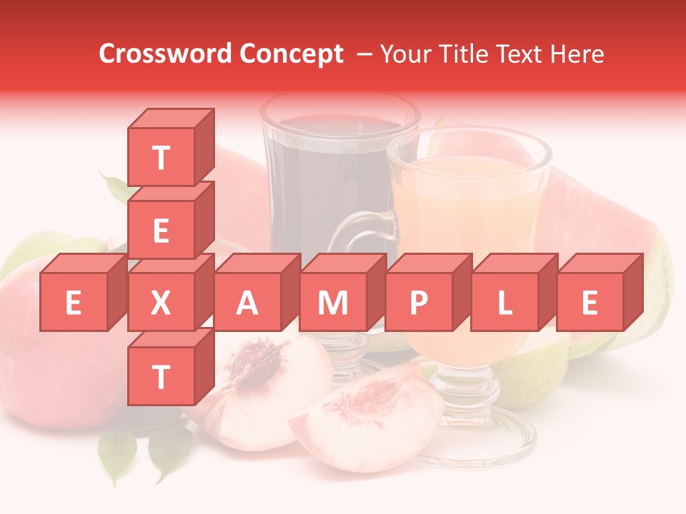 Refreshment Red Cooking PowerPoint Template