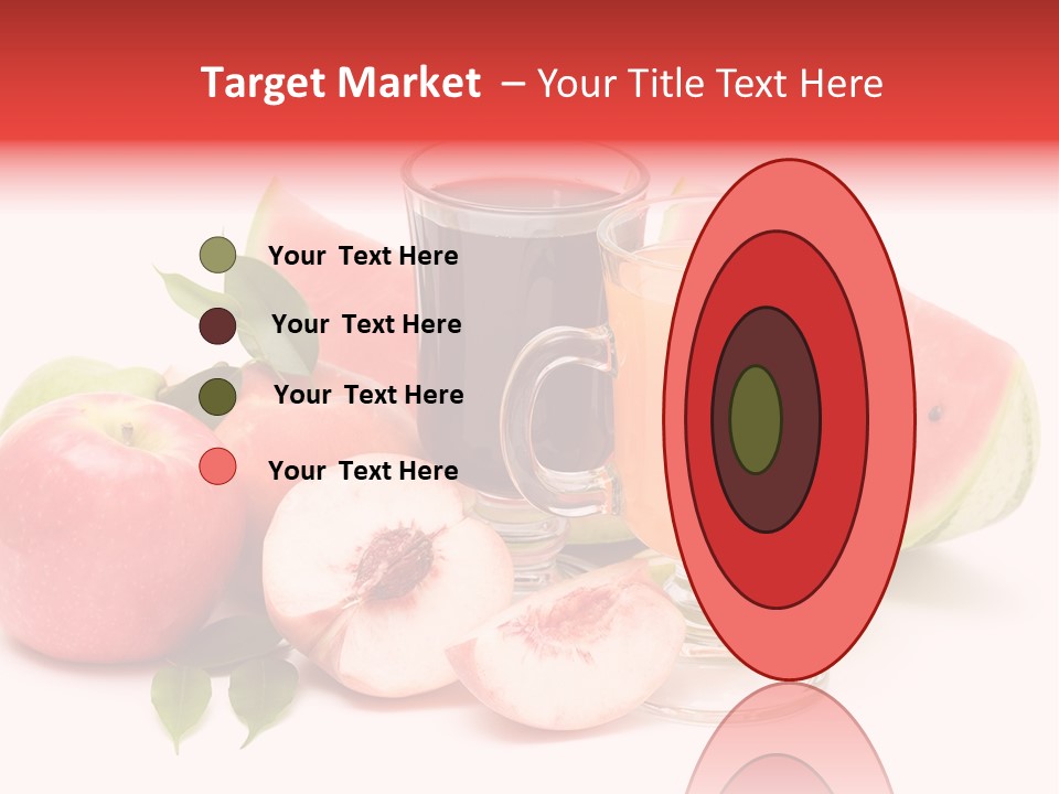 Refreshment Red Cooking PowerPoint Template