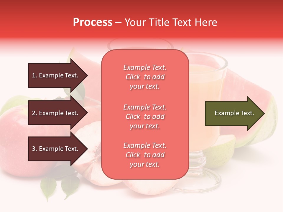 Refreshment Red Cooking PowerPoint Template
