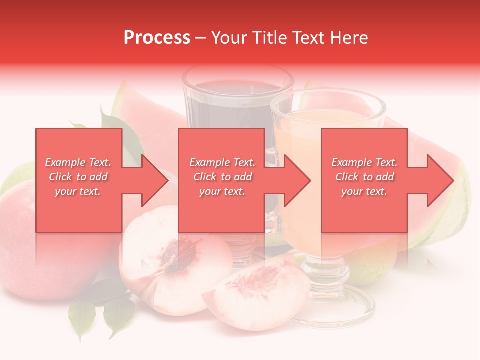 Refreshment Red Cooking PowerPoint Template