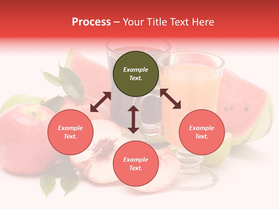 Refreshment Red Cooking PowerPoint Template