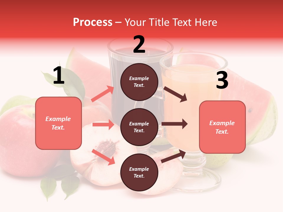 Refreshment Red Cooking PowerPoint Template