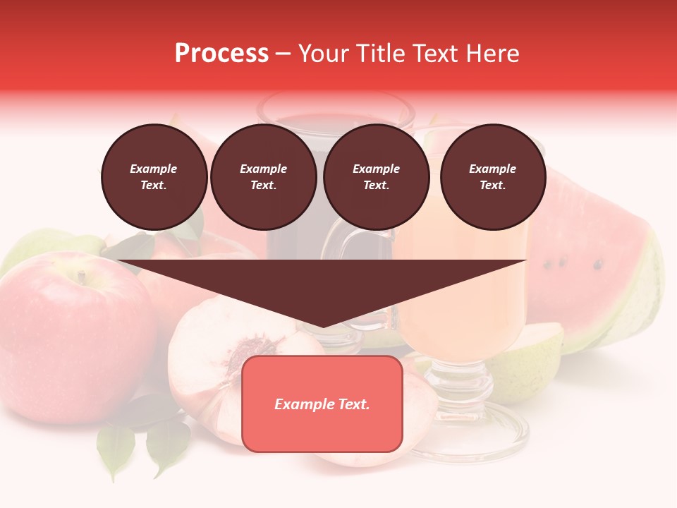 Refreshment Red Cooking PowerPoint Template