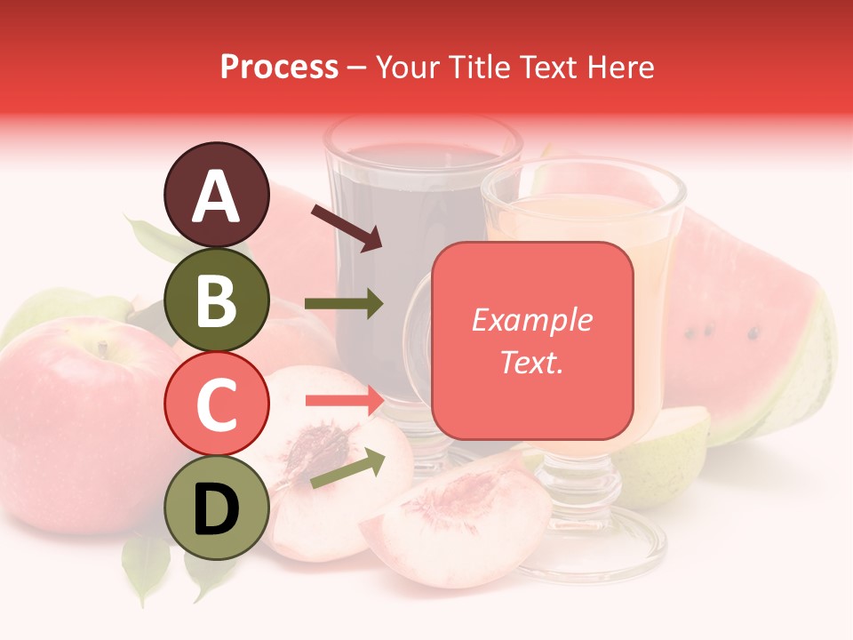 Refreshment Red Cooking PowerPoint Template