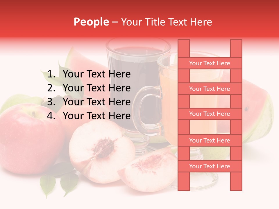 Refreshment Red Cooking PowerPoint Template