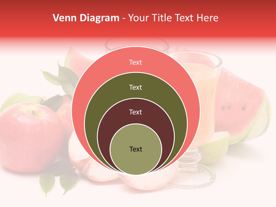 Refreshment Red Cooking PowerPoint Template