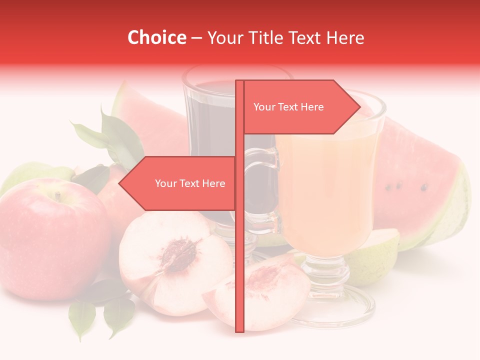 Refreshment Red Cooking PowerPoint Template