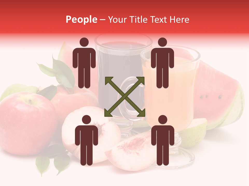 Refreshment Red Cooking PowerPoint Template