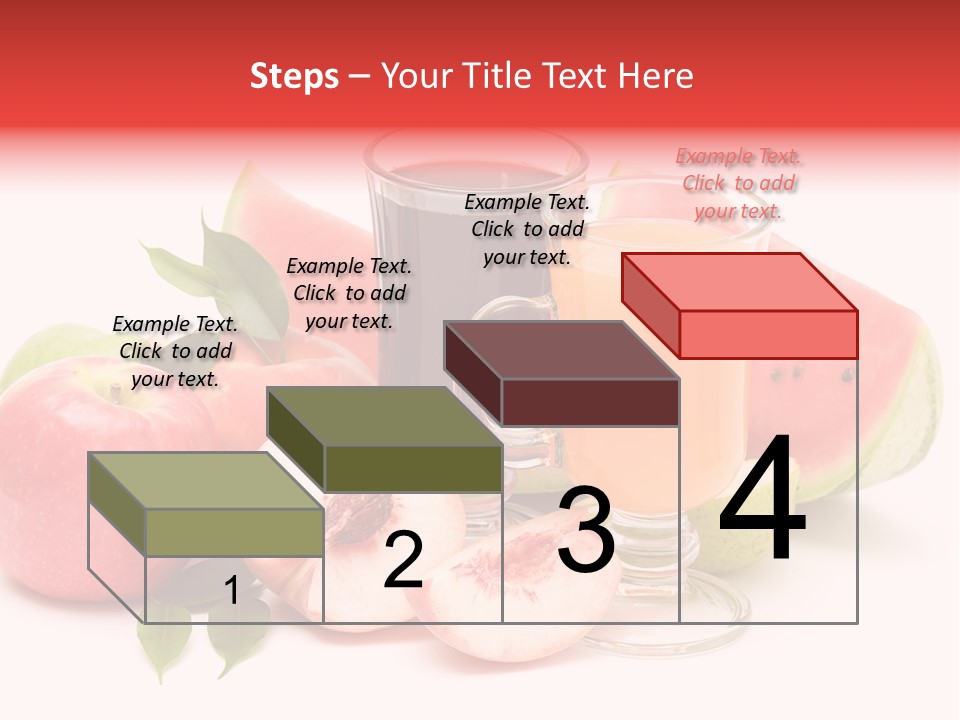 Refreshment Red Cooking PowerPoint Template