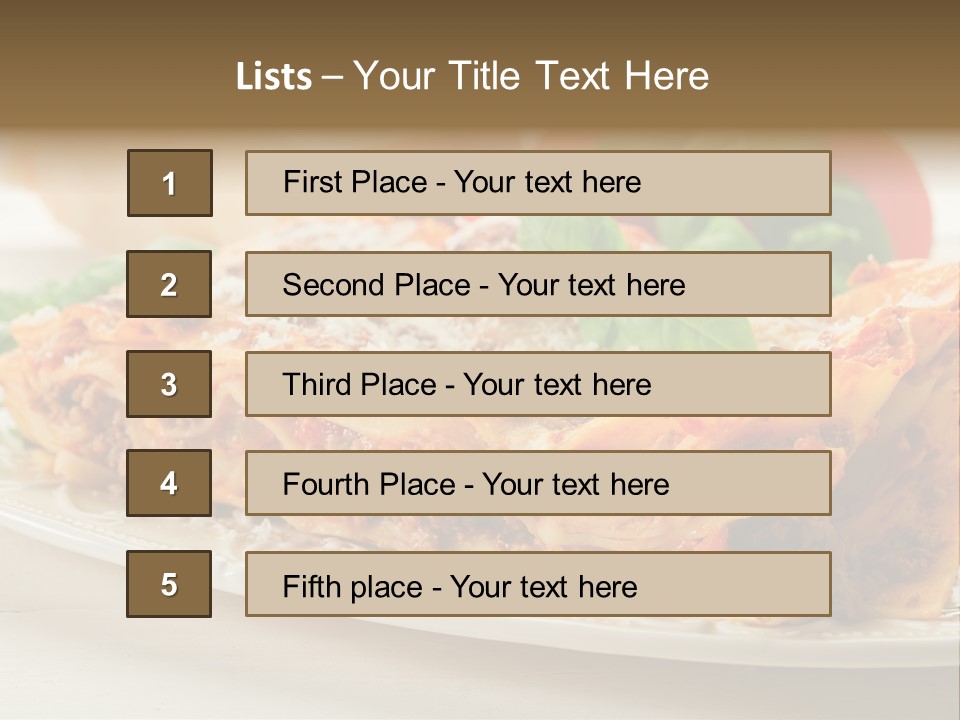 Tasty Homemade Meat PowerPoint Template