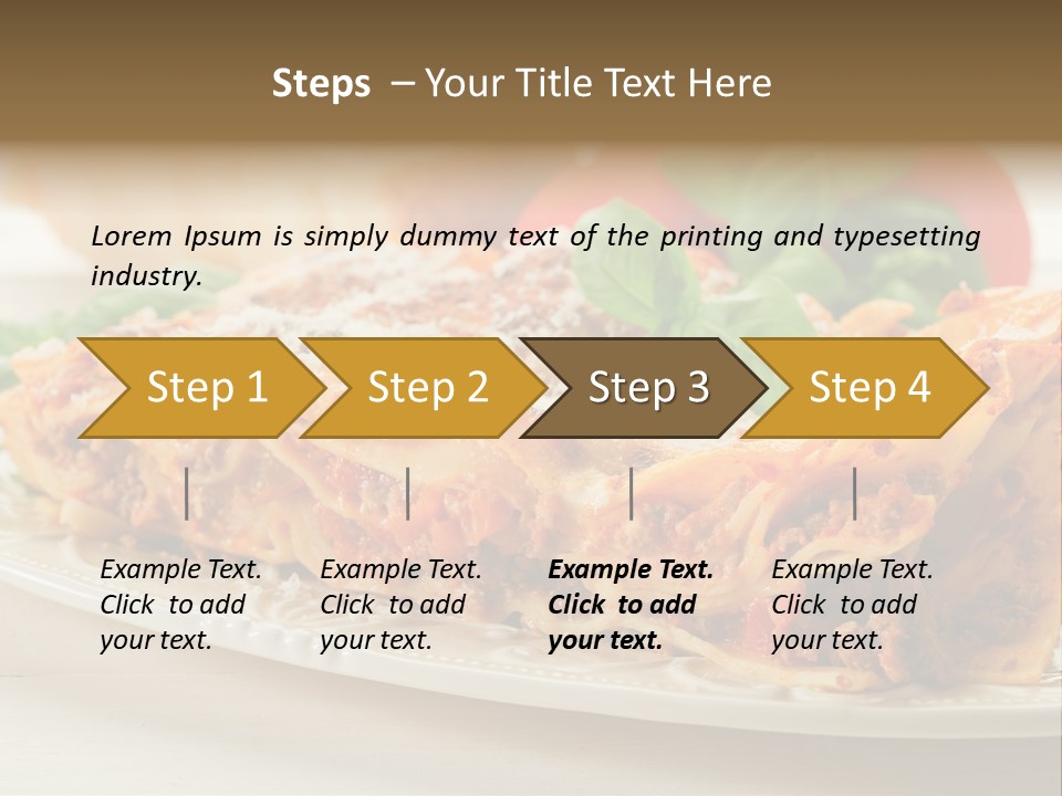 Tasty Homemade Meat PowerPoint Template
