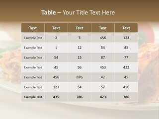 Tasty Homemade Meat PowerPoint Template