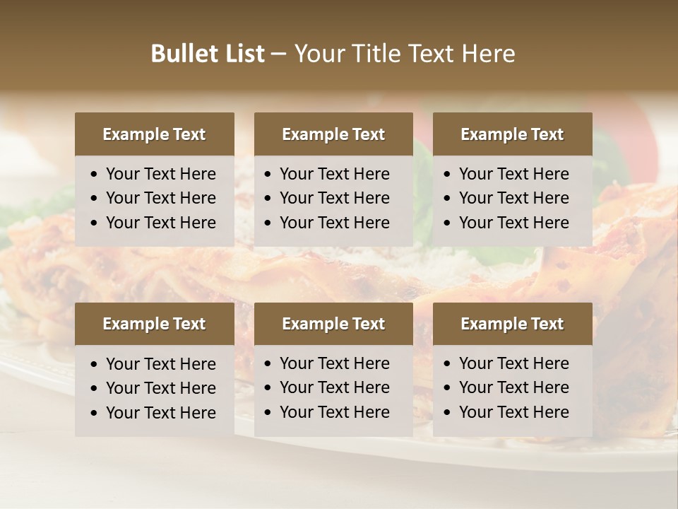 Tasty Homemade Meat PowerPoint Template