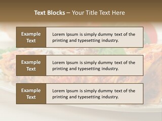 Tasty Homemade Meat PowerPoint Template