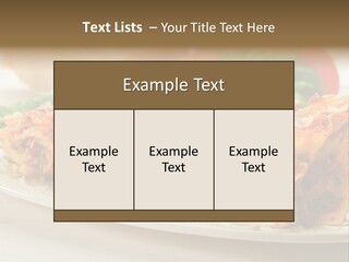 Tasty Homemade Meat PowerPoint Template