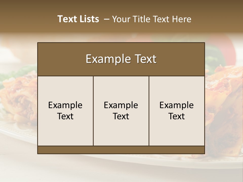 Tasty Homemade Meat PowerPoint Template