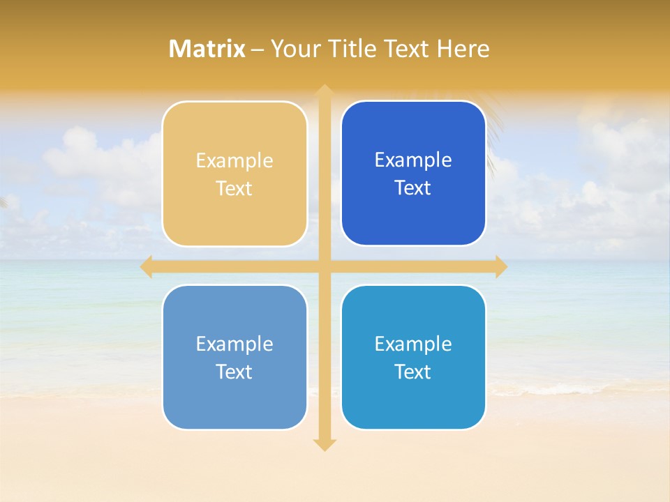 Coconut Natural Island PowerPoint Template