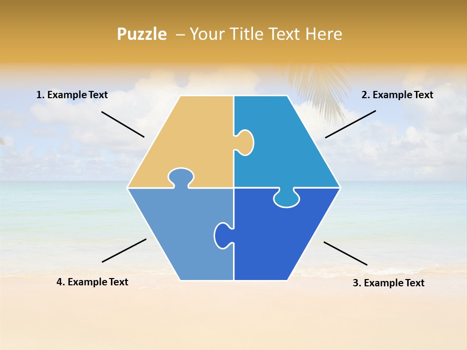 Coconut Natural Island PowerPoint Template