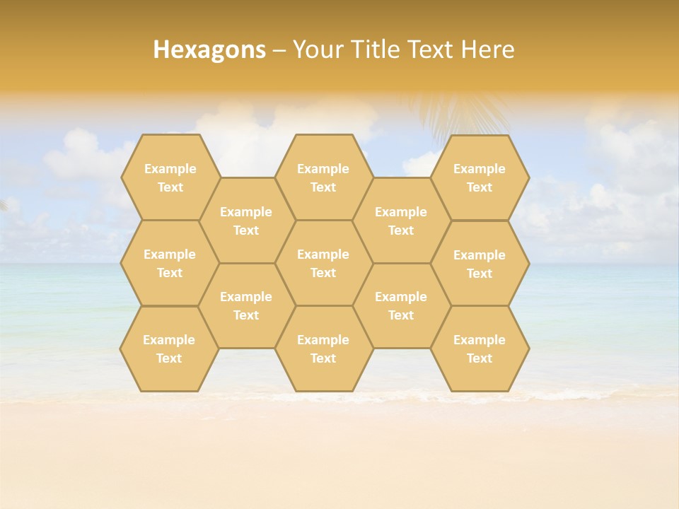 Coconut Natural Island PowerPoint Template