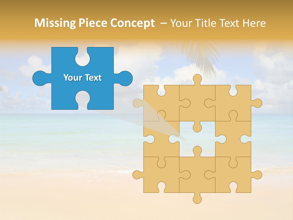 Coconut Natural Island PowerPoint Template