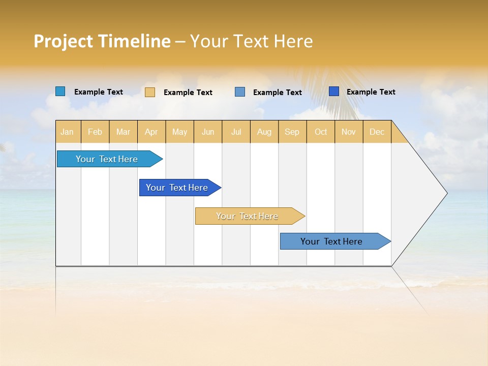 Coconut Natural Island PowerPoint Template