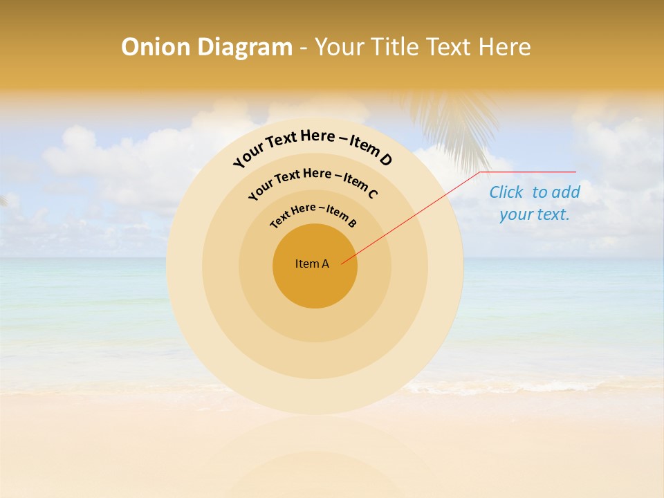 Coconut Natural Island PowerPoint Template