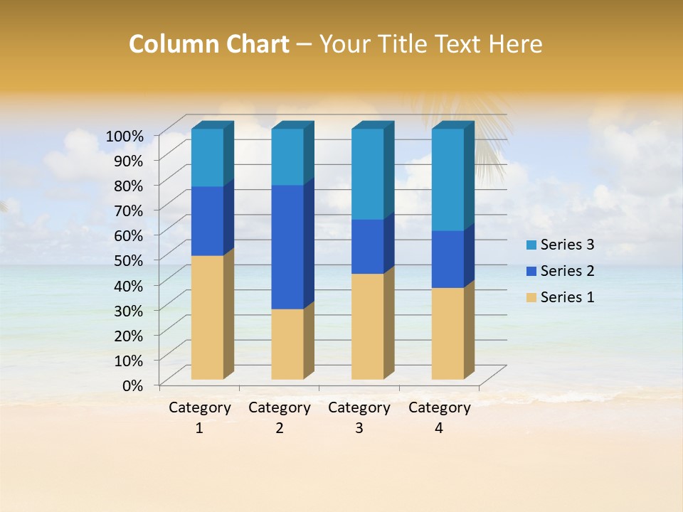 Coconut Natural Island PowerPoint Template