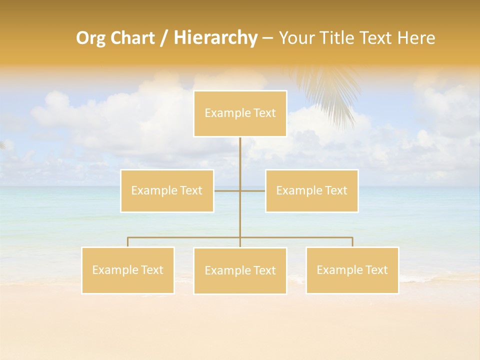 Coconut Natural Island PowerPoint Template