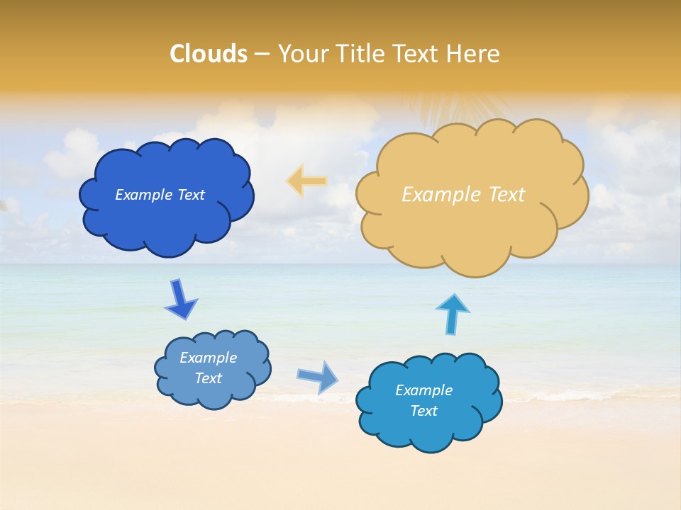 Coconut Natural Island PowerPoint Template