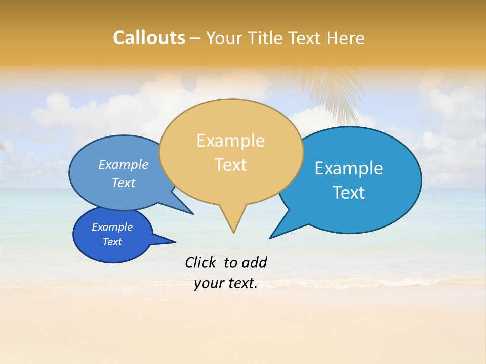 Coconut Natural Island PowerPoint Template