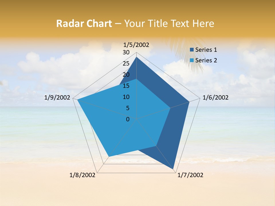 Coconut Natural Island PowerPoint Template