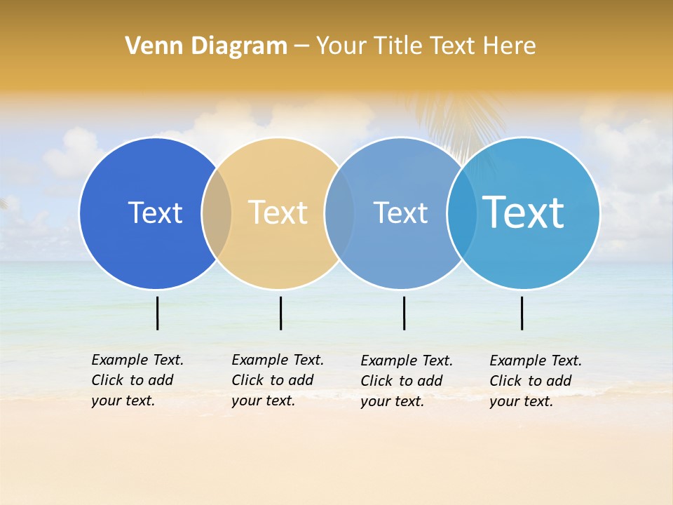 Coconut Natural Island PowerPoint Template